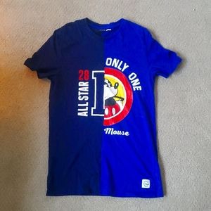 Disney half and half shirt